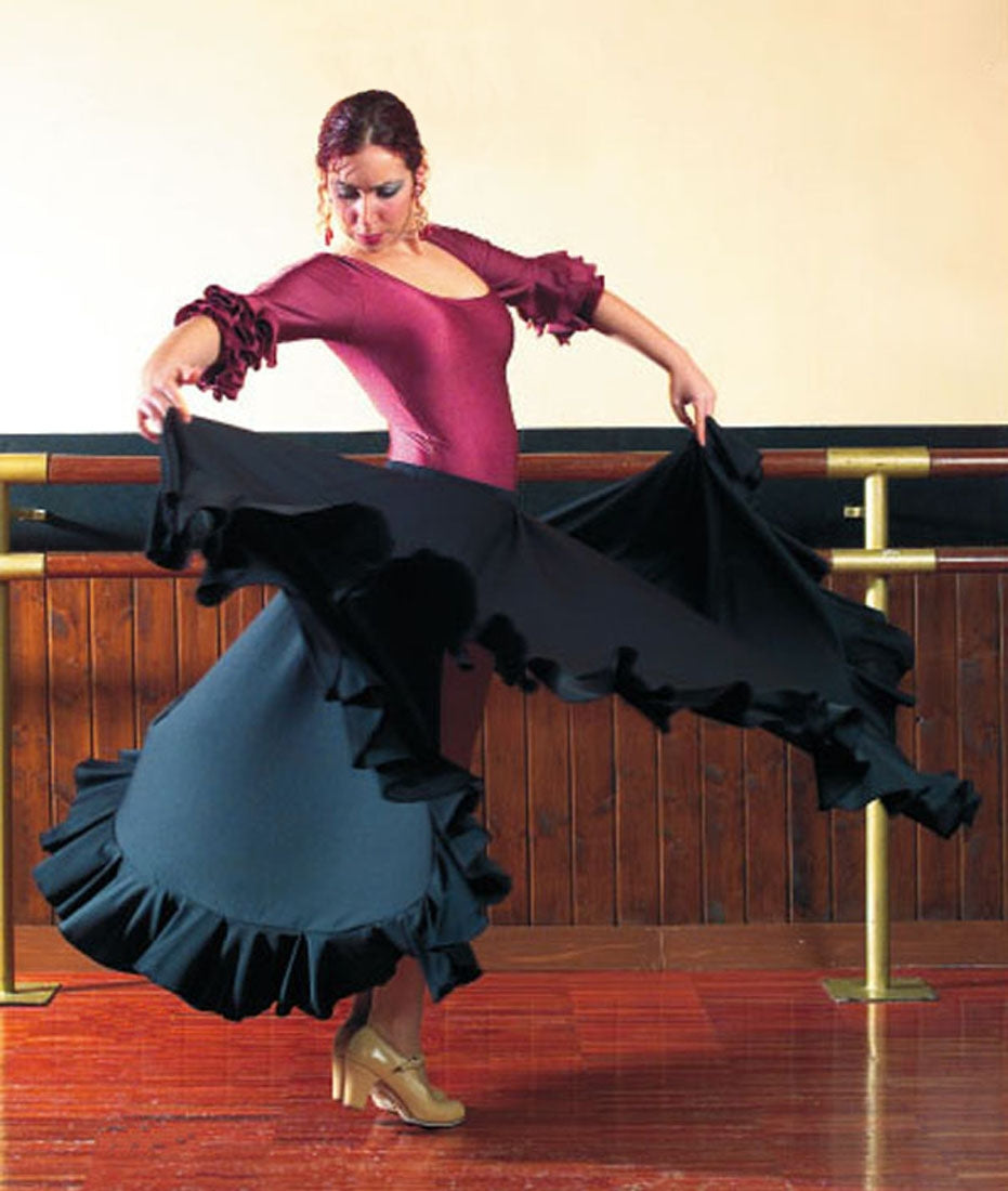 Falda Flamenco Canesu Negra 1 Volante
