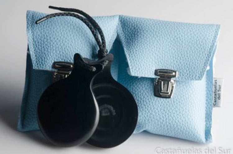 Castanet Black Glass Double Box