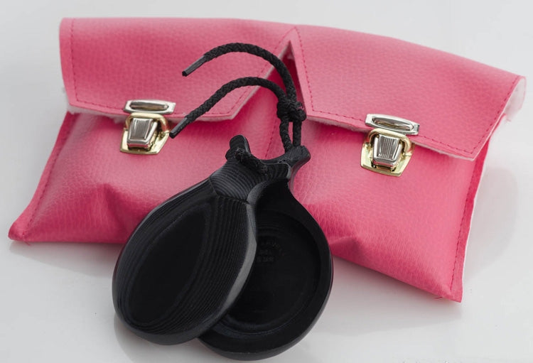 Castagnettes en tissu noir « Special Teachers »