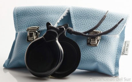 Castanet Capricho Black Fabric Double Box