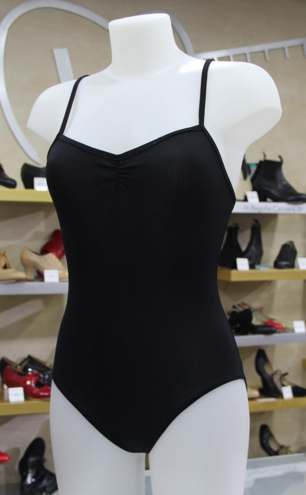Maillot Negro de Mujer con Tirantes Finos