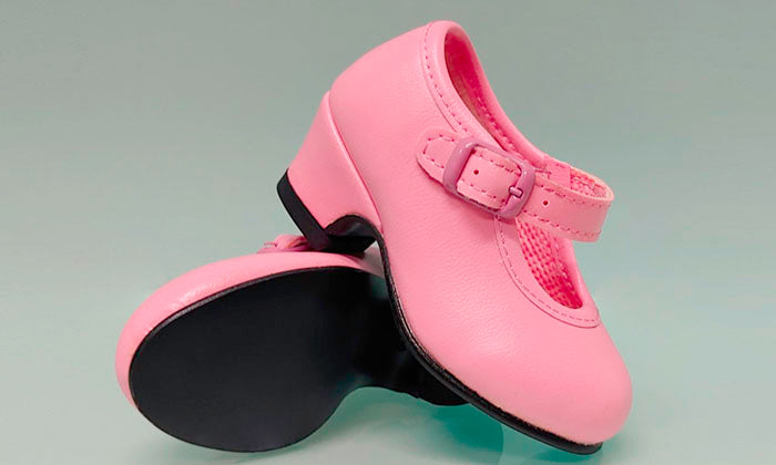 Chaussures de flamenco roses, pointure 15/17