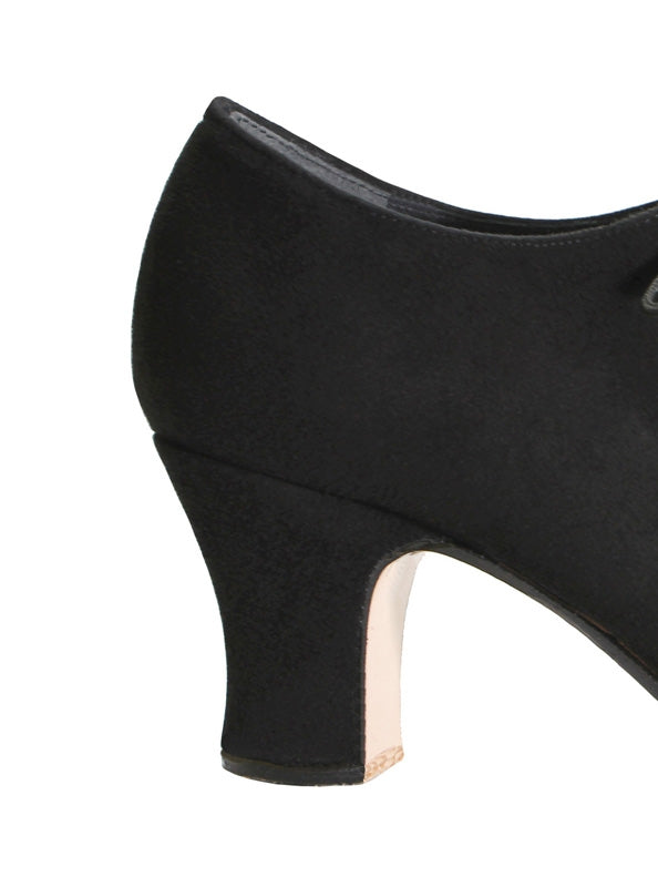 Zapato de baile  flamenco profesional ante negro