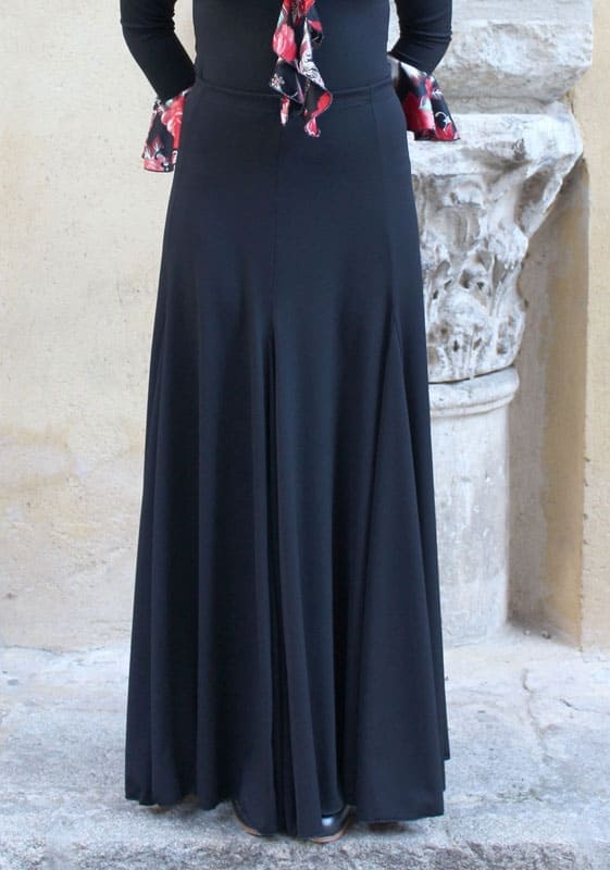 Jupe de flamenco très évasée en différentes couleurs