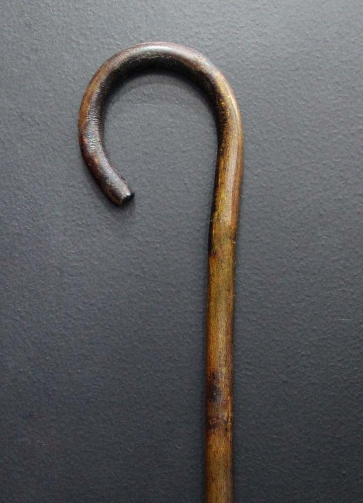 Bâton de danse flamenco, bois verni foncé