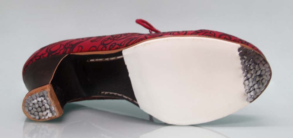 Chaussure de danse flamenco professionnelle Fantasia Rouge
