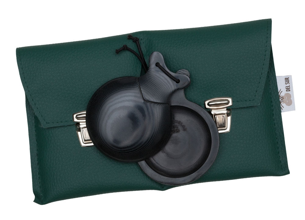 Castañuela Tela Negra Caja Normal Para Jota