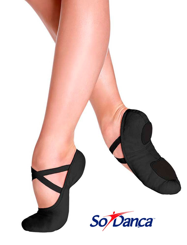 Zapatilla de Ballet Lona Negra
