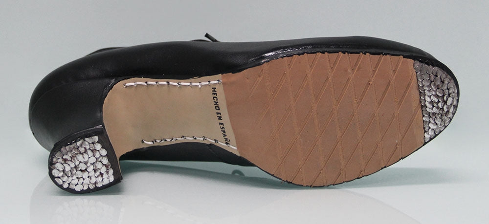 Zapato de baile flamenco "VEGANO" negro