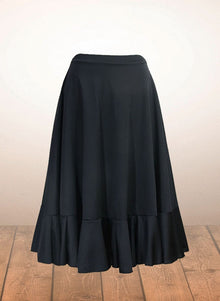 Jupe de flamenco noire pour fille