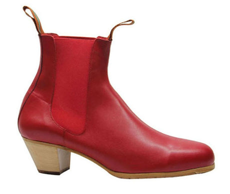 Bota Flamenco Piel Roja 33/46