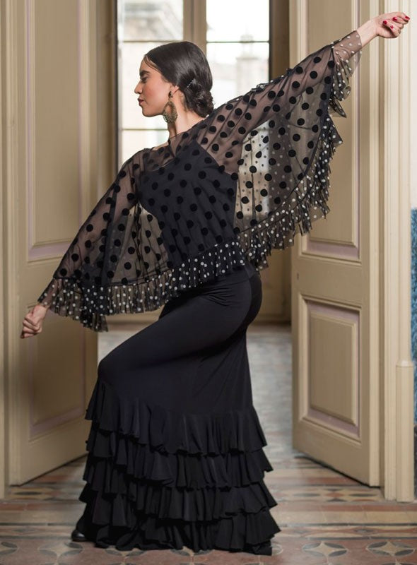 Falda Flamenco Monroy con 5 Volantes