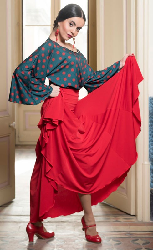 Jupe Cala Flamenco avec ceinture