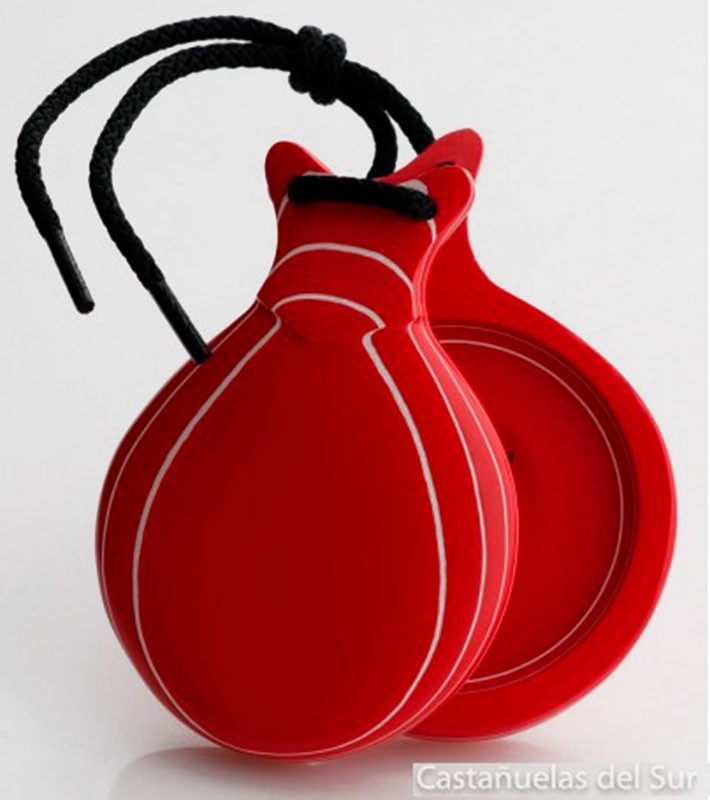 Red Glass Castanet Normal Box