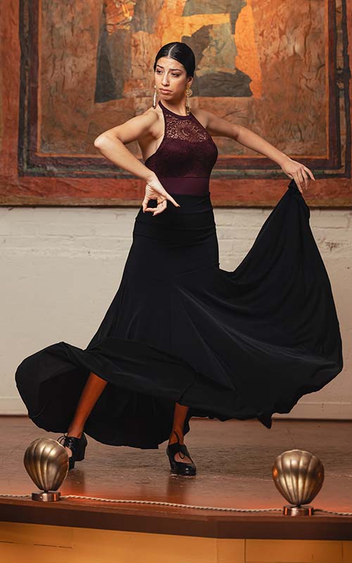 Jupe flamenco très volumineuse