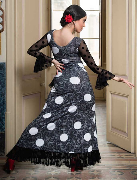 Falda Flamenco Sarnen Estampado de lunares