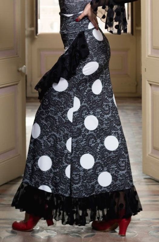 Falda Flamenco Sarnen Estampado de lunares