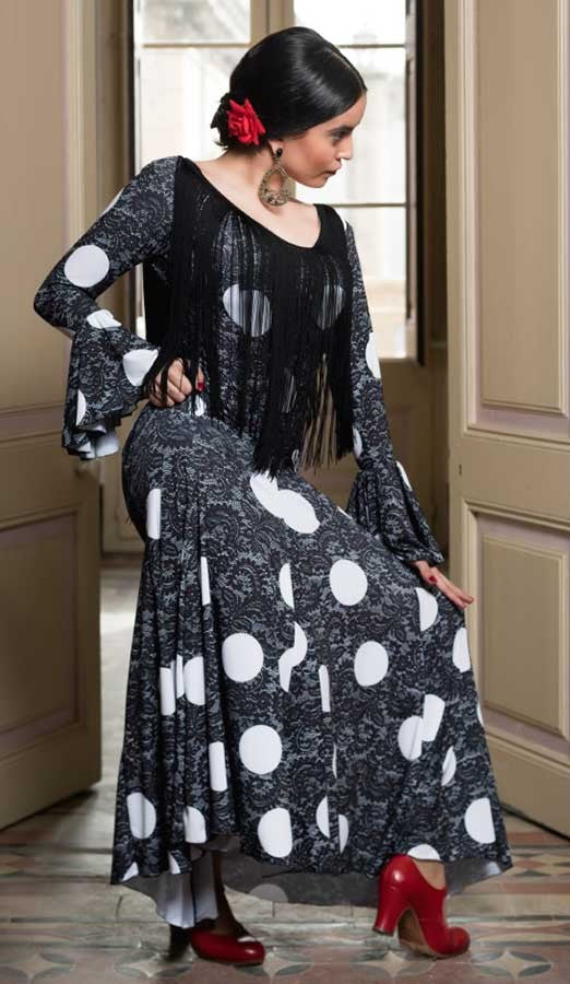 Robe de flamenco imprimée Lei