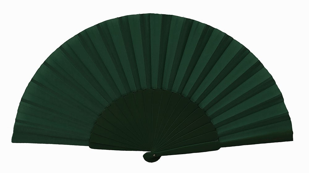 Abanico Pericón Verde Botella (30-31 cm)