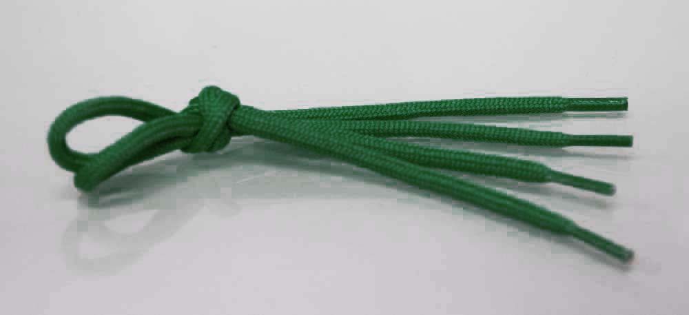 Lacets vert bouteille pour castagnettes