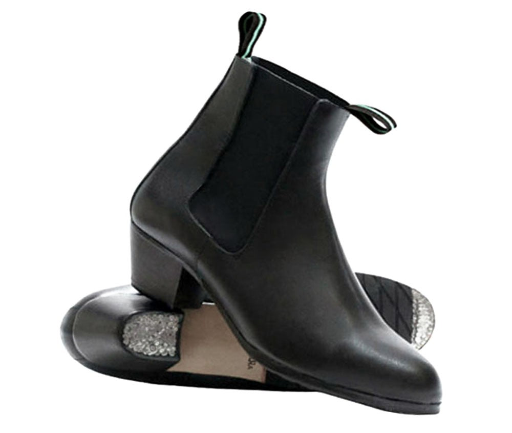 Semi-professional Flamenco Dance Boot Black Leather 24/46