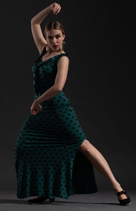 Jupe longue imprimée Bangui Flamenco