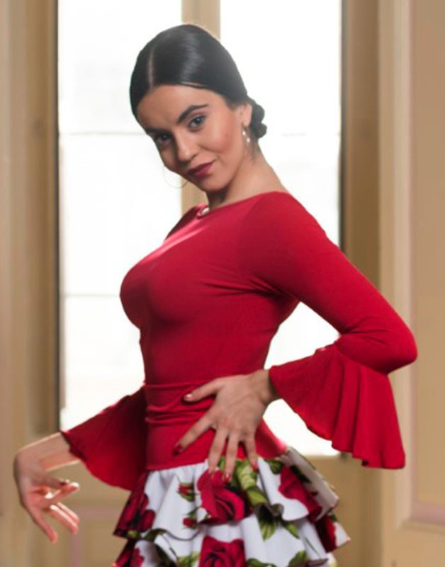 Top Flamenco Almonte Rojo