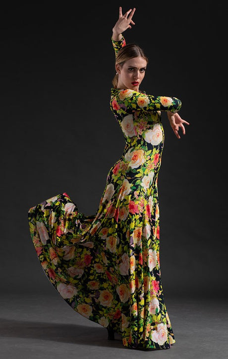 Robe de flamenco imprimée Soraya