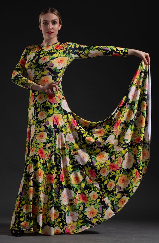 Robe de flamenco imprimée Soraya