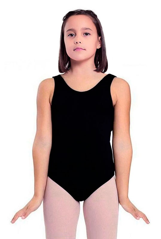 Maillot Niña Negro Tirante Ancho