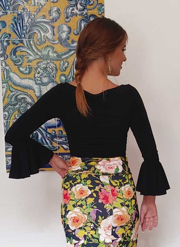 Top Flamenco Almonte Negro