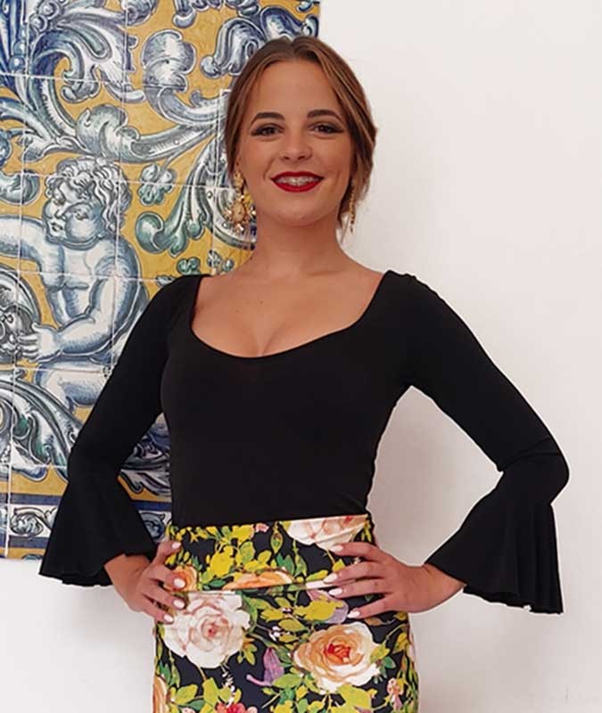 Top Flamenco Almonte Negro