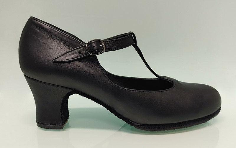 CHARACTER Spanish Dance Shoe Black Leather
