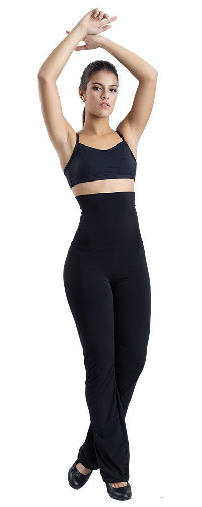 Pantalón Flamenco Negro con Trincha Doble