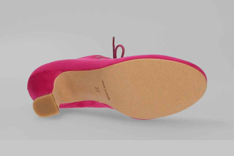 Flamenca Cordones Antelina Fucsia