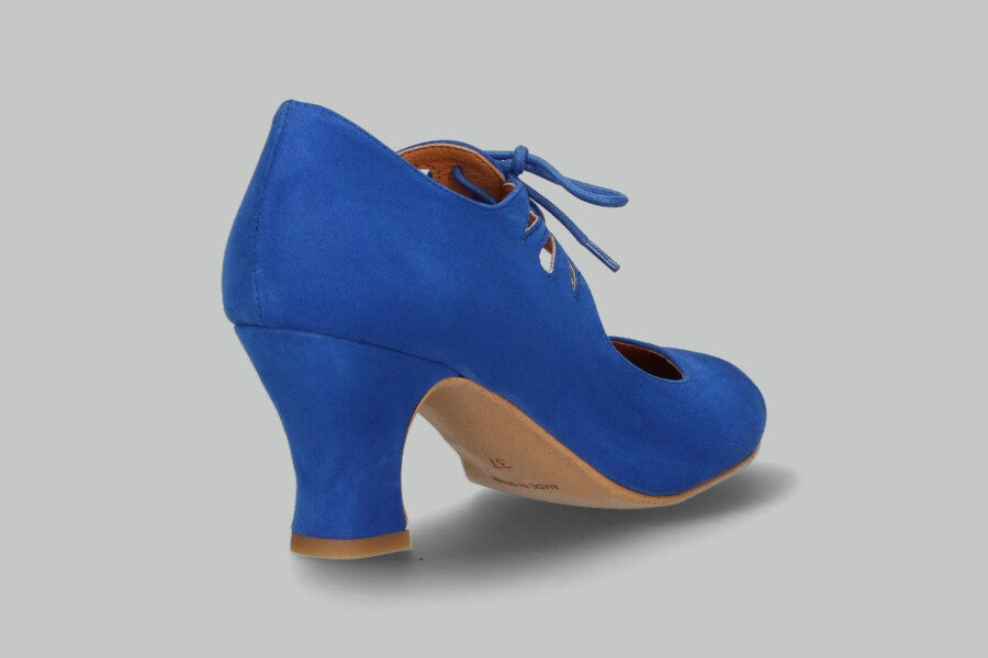 Flamenca Cordones Antelina Azulina