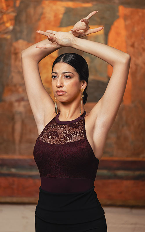 Maillot modelo Tarifa de microfibra con cuello halter