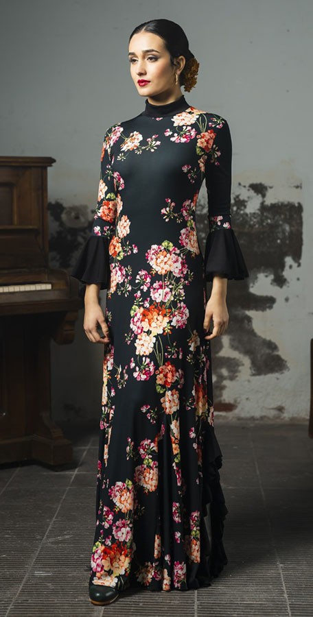 Robe de flamenco imprimée des Andes