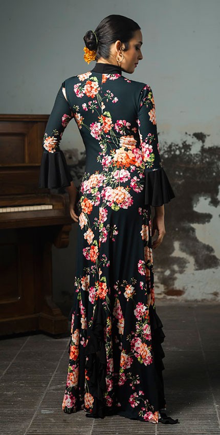 Robe de flamenco imprimée des Andes