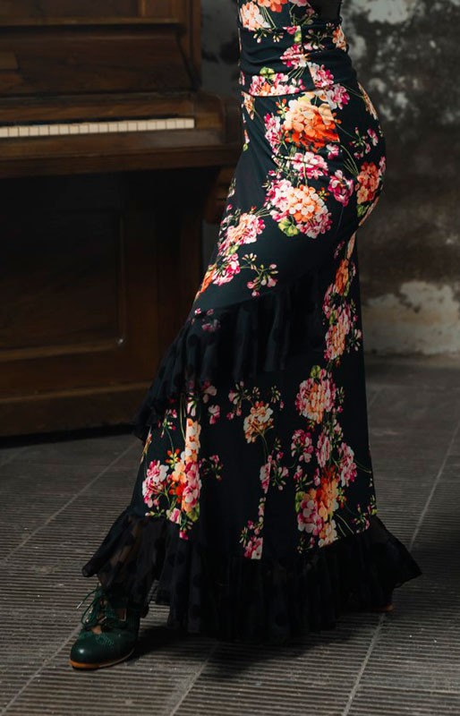 Jupe flamenco imprimée Yumbel