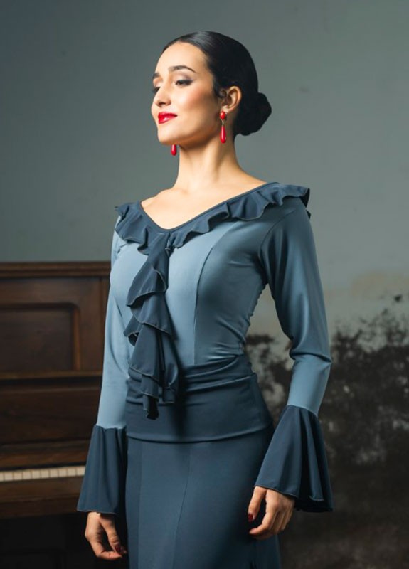 Angol flamenco top in various colors