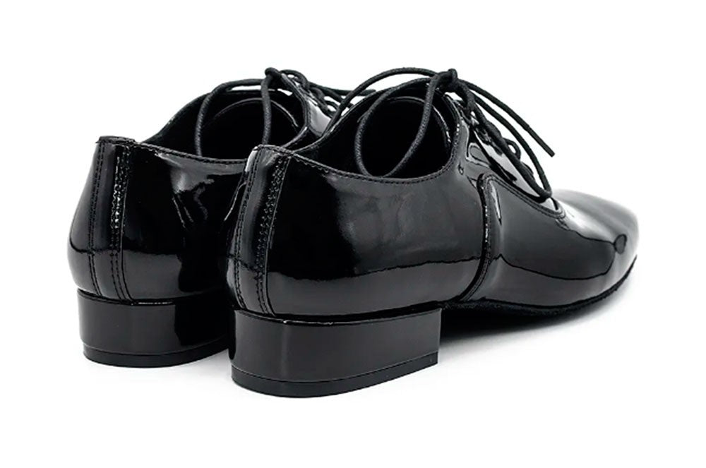 Zapato de Hombre para Baile de Salón charol negro con Cordones