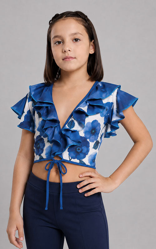 flamenco double-breasted jacket for girls