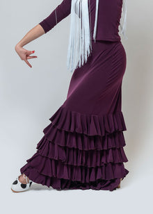 Falda Flamenco Zagra con 5 Volantes