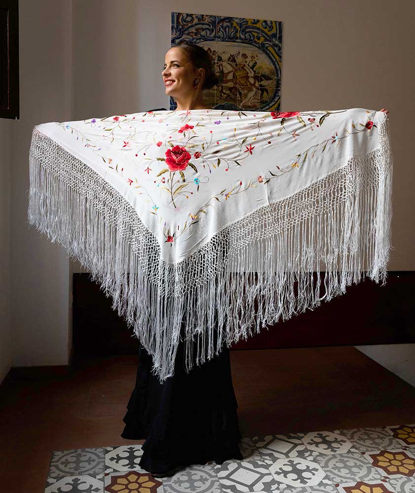 MANILA 115 CM. IVORY/COLORS