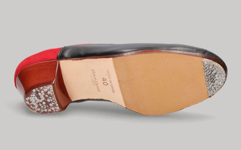 PLAIN ENGLISH BOX BLACK BACK RED SUEDE