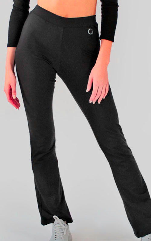 Black stretch cotton Jazz trousers