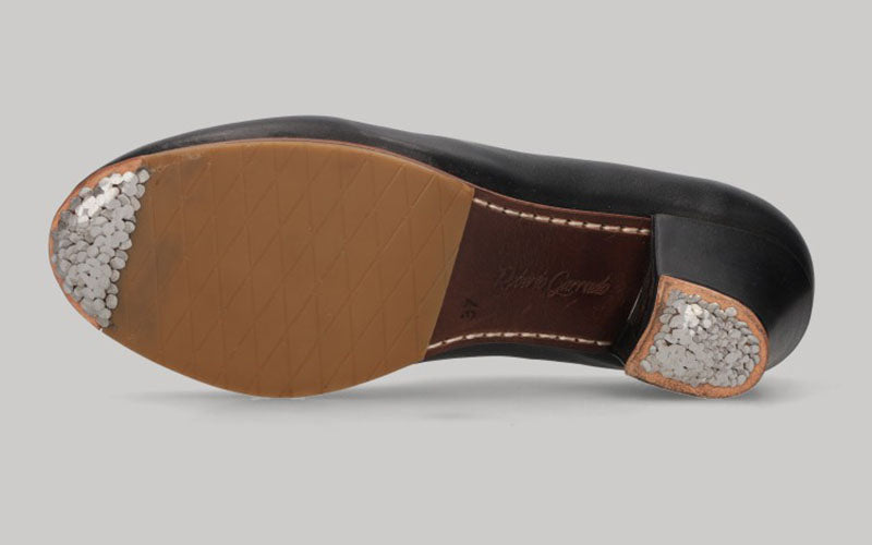 Zapato de baile flamenco profesional piel negro