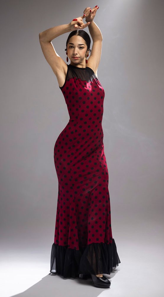 Robe de flamenco Calice imprimée en différentes couleurs