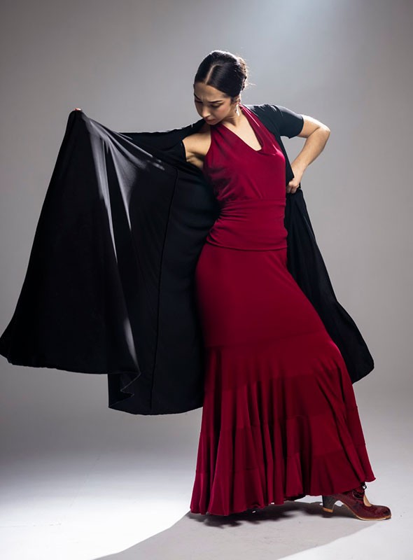 Cardigan long à manches courtes